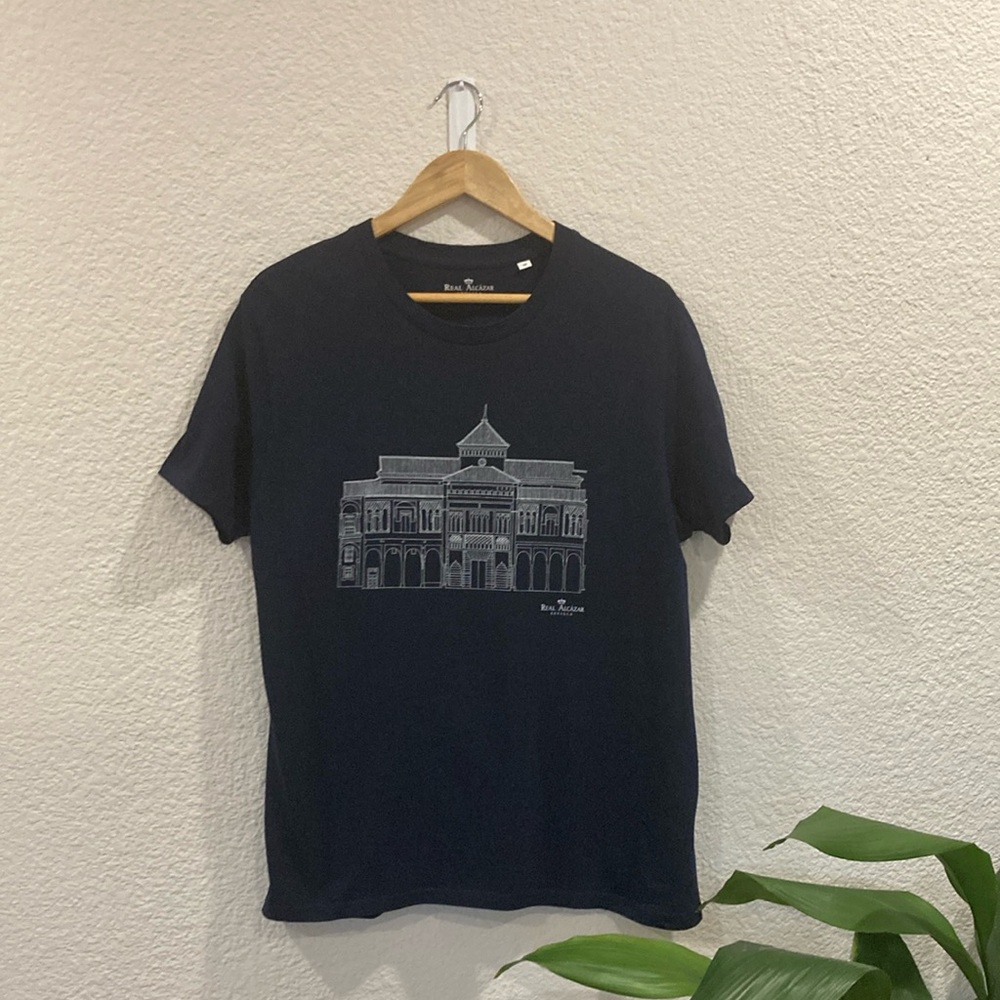 Real Alcázar Sevilla Navy T-Shirt - M